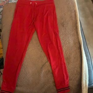 Sweat pants! Worn once! With pockets!